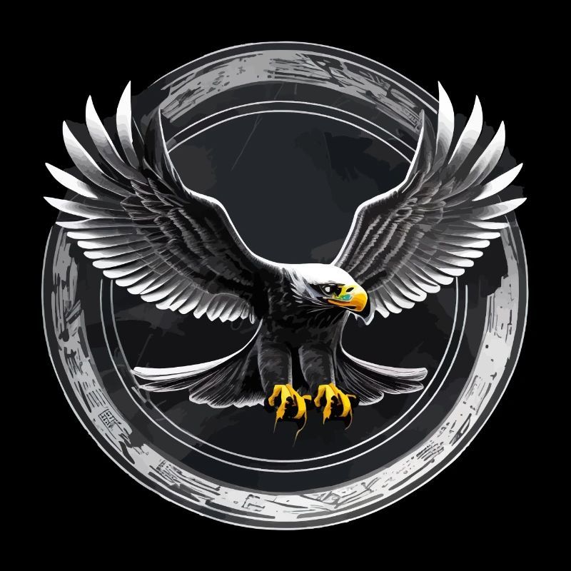 Logo de l’aigle dans le cercle