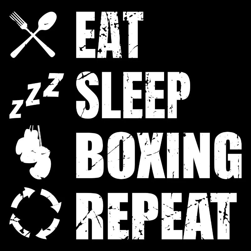Manger Sommeil Boxe Répéter