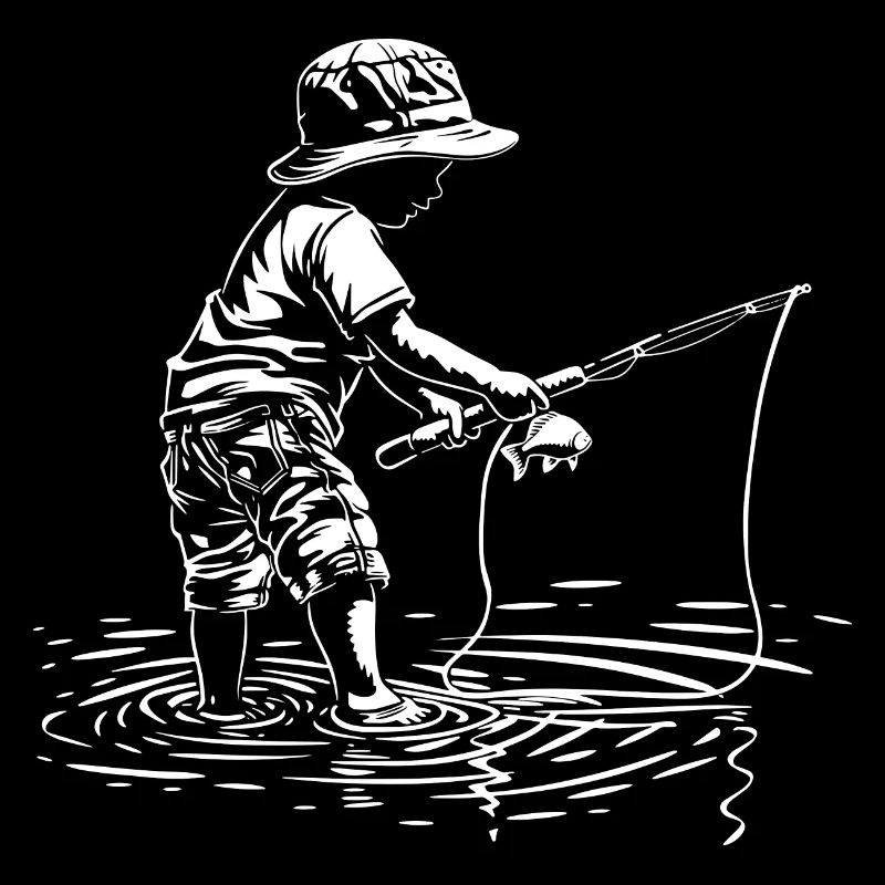 Garçon pêcheur