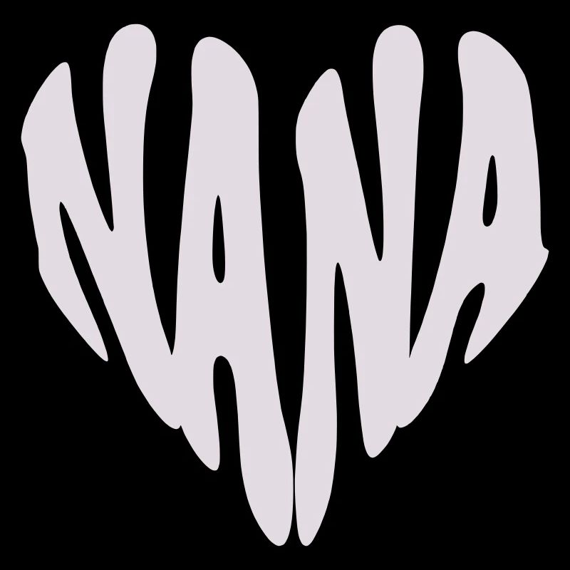 Nana - Small Heart Graphic (Custom Color)