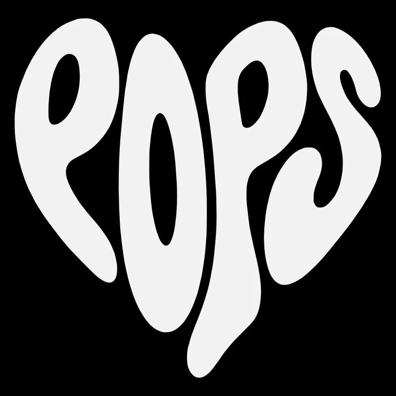 Pops – Kleines Herz (Benutzerdefinierte Farbe)