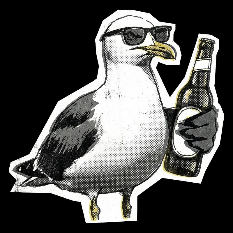 Möwe Bier Küste