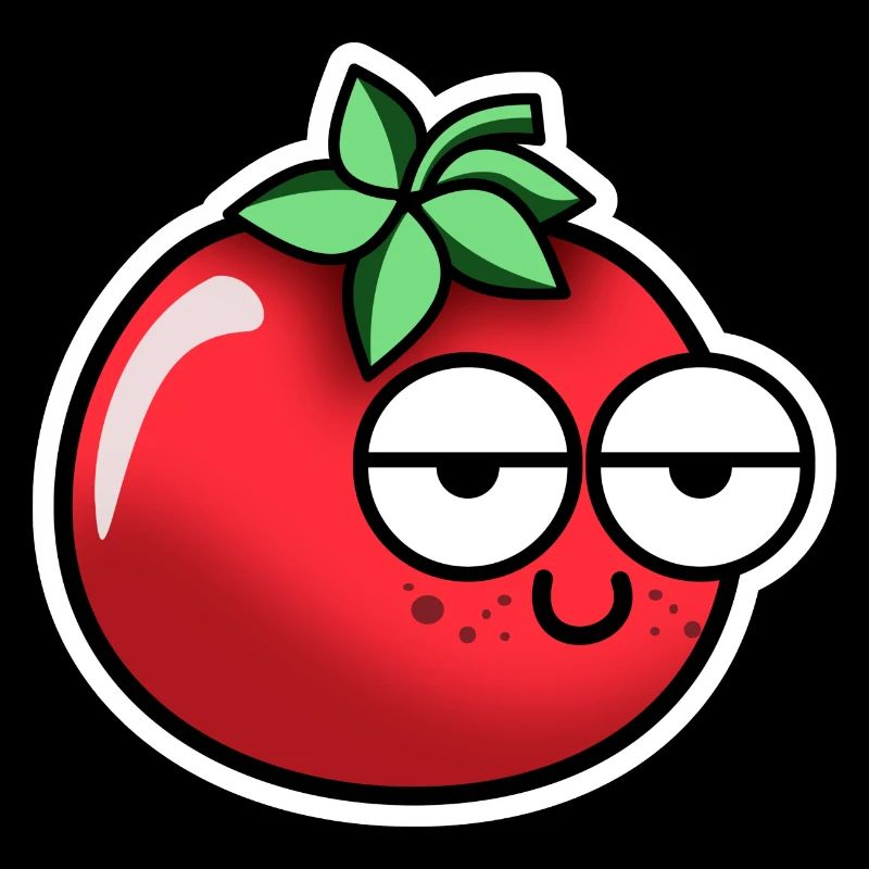 Tomato with face