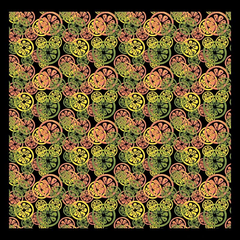 Fruit Lemon Orange Pattern