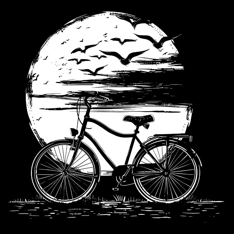 Cycling Drawing