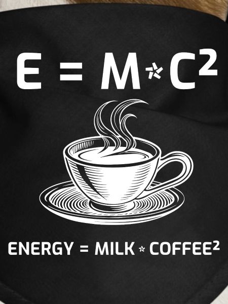 Kaffeetrinker Kaffeeformel E=MC2