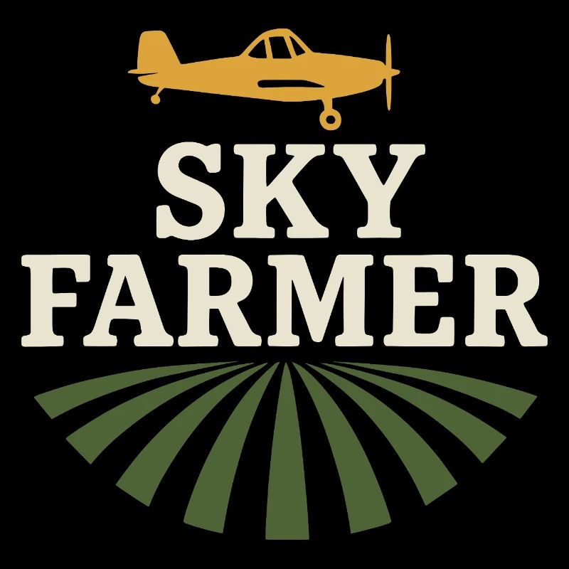 Ländliche Luftfahrt Landwirtschaft Pilotgeschenk