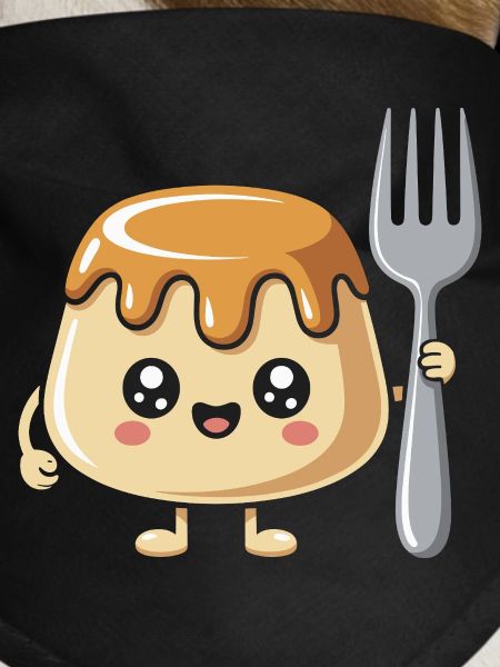 Pudding Mit Gabel