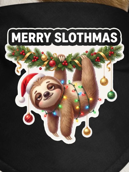 Happy Slothmas String Lights
