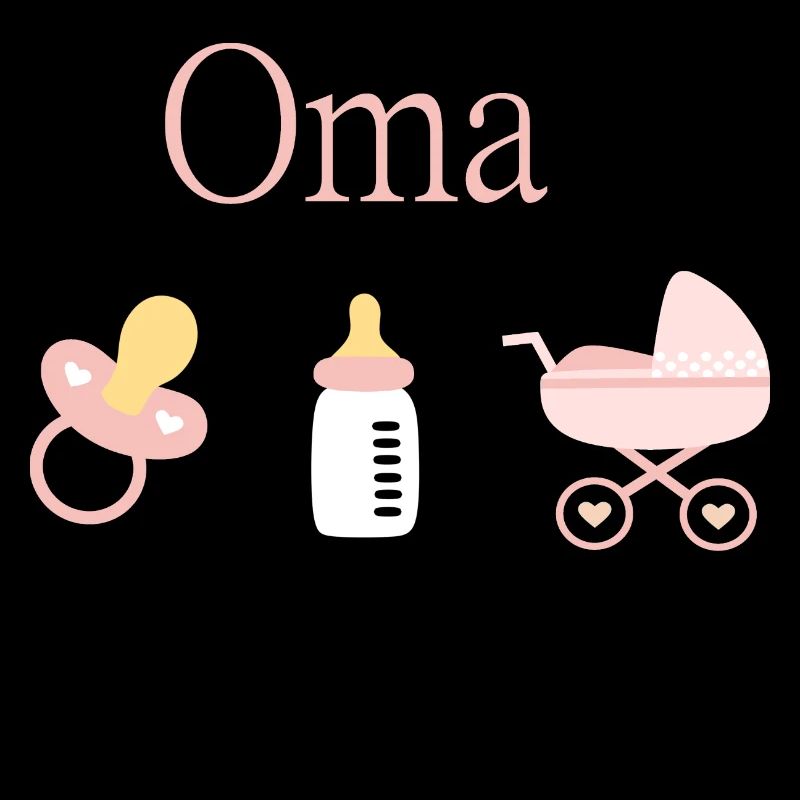 Oma Geburt Mädchen Vorlage personalisierbar