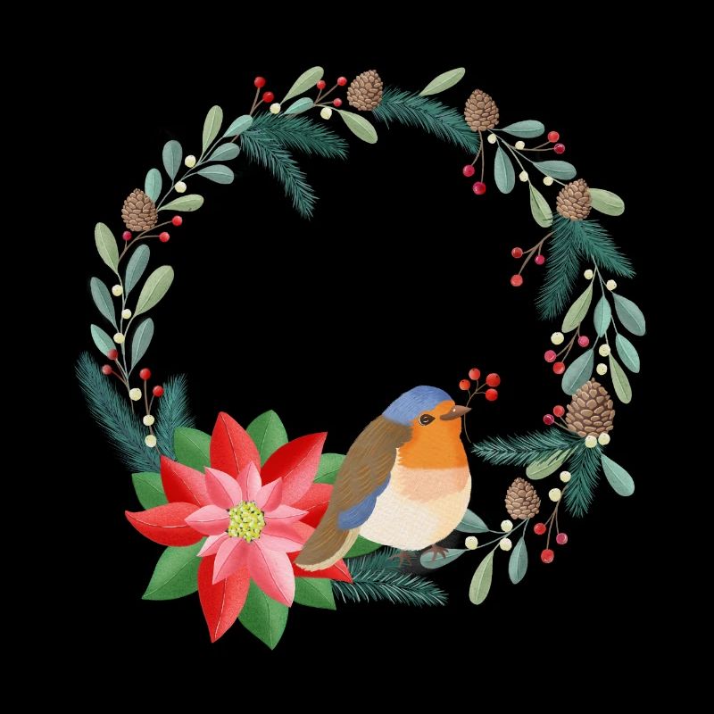 Weihnachtskranz personalisierbar mit deinem Text