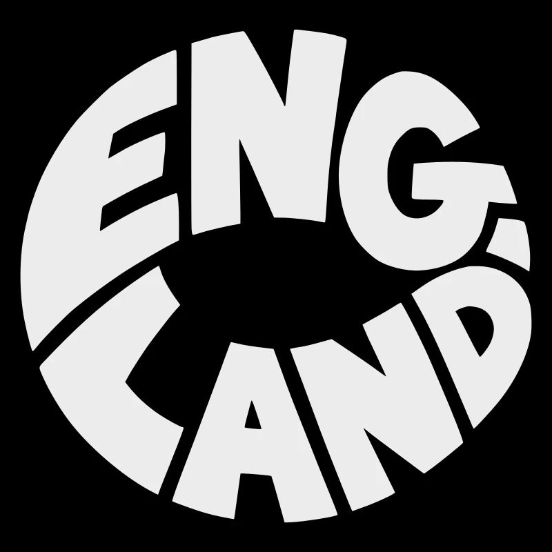 Engand Round Logo Printing Design