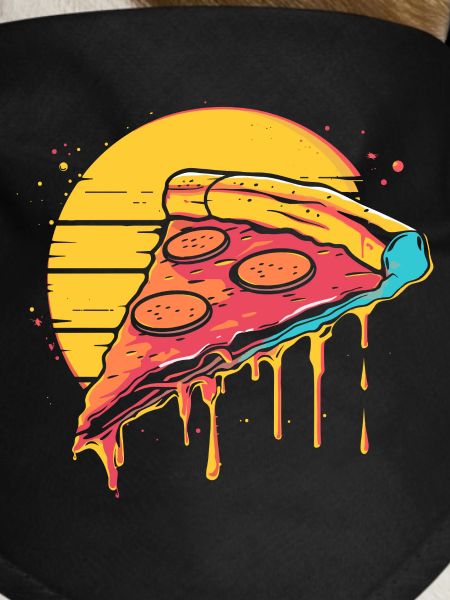 Pizza slice illustration