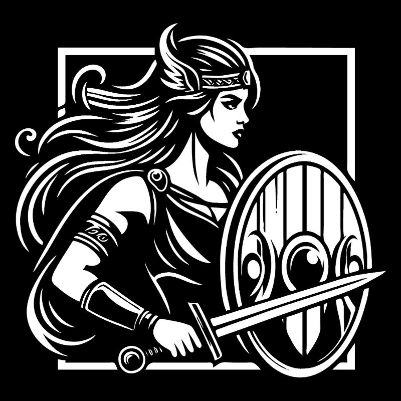 Shield Maiden Design – Strong Viking