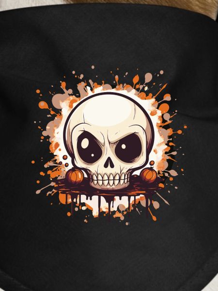 Pumpkin Skull Splash