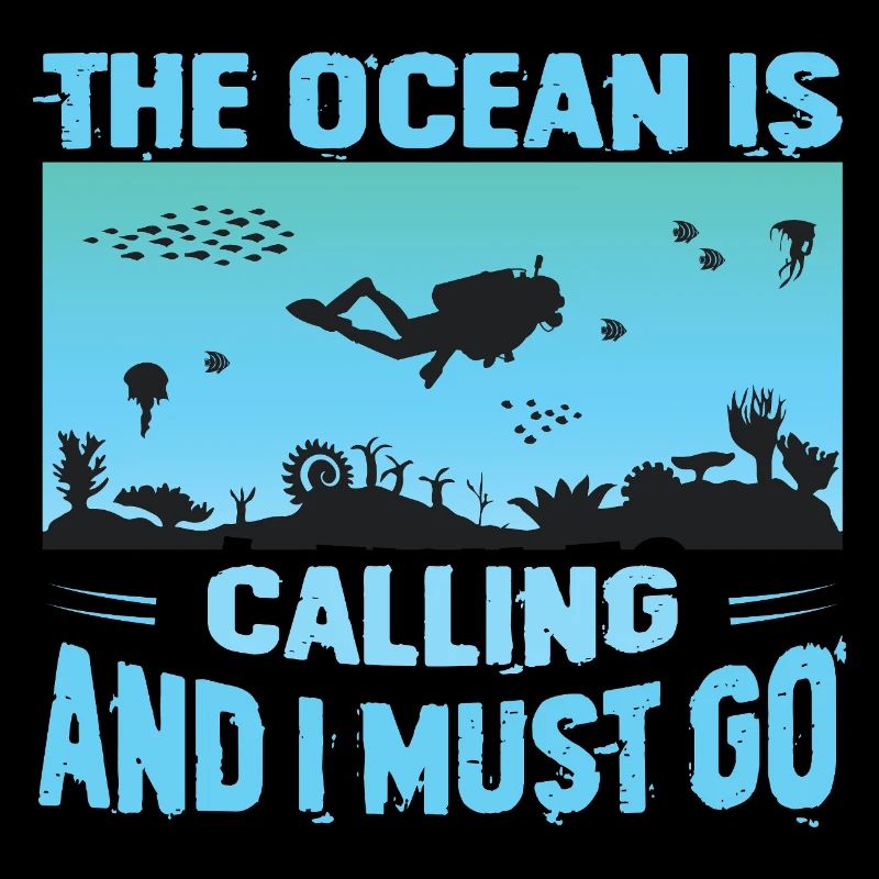 Drôle de design de plongeur