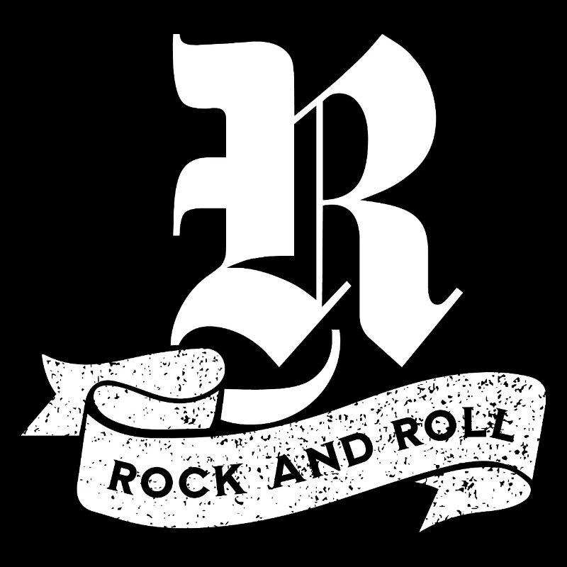 Rock and Roll Emblem Crest