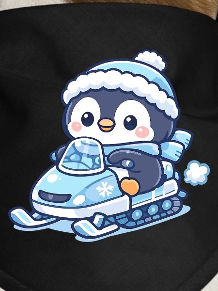 Penguin Snow Sled Magic