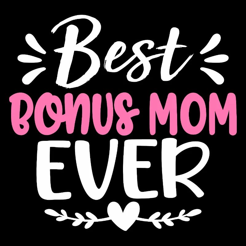 Best Mom Ever Pink Typography