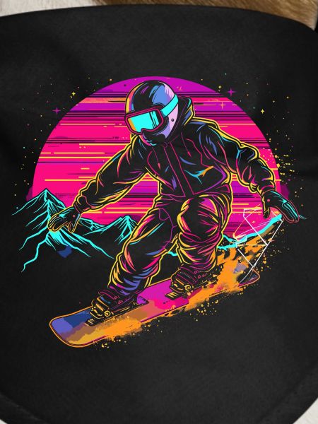 Snowboarder Vaporwave