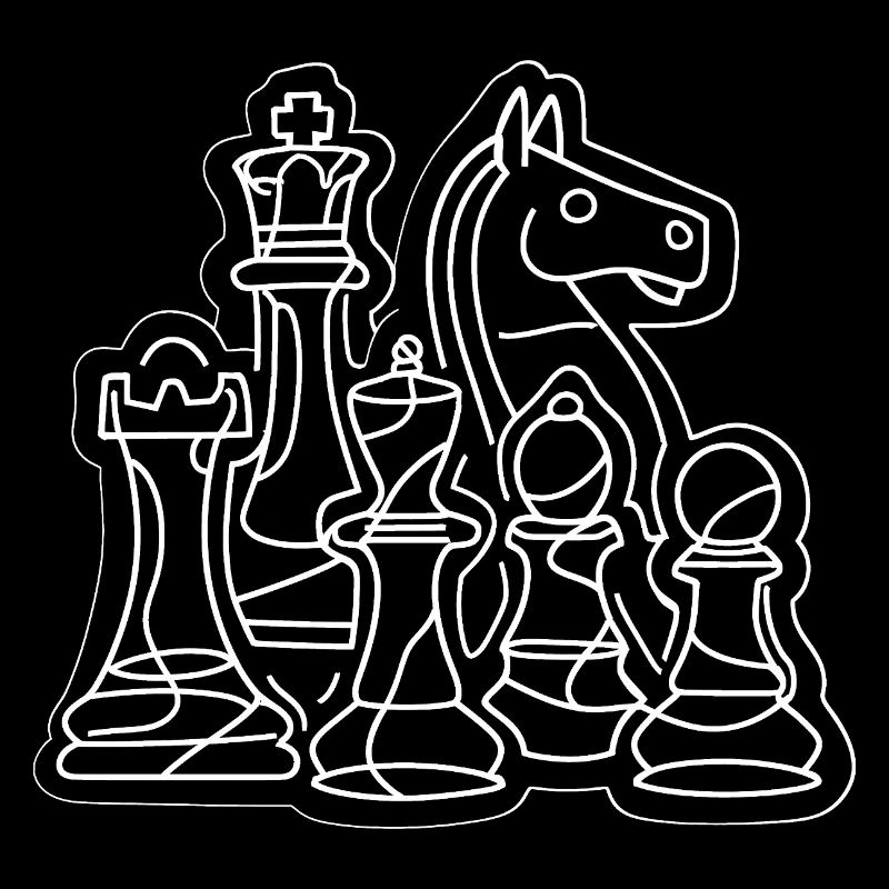 Cadeau de conception d’échecs pour hommes