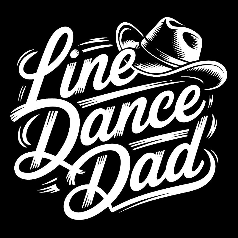 Line Dance Dad - Script Logo