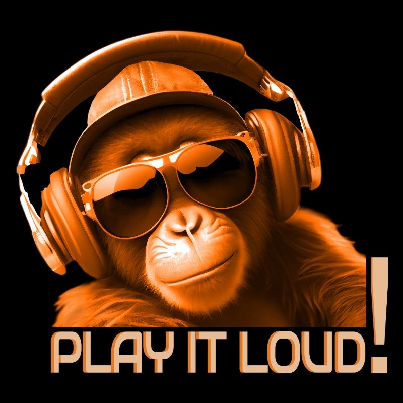 Jouez-le fort Monkey DJ