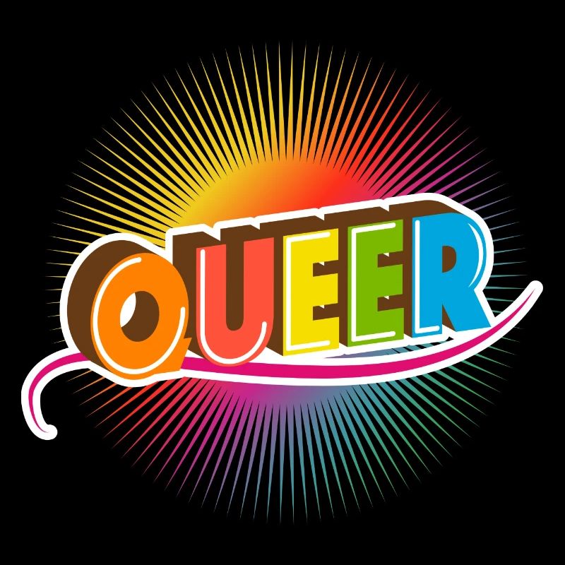 Bright Queer Typography Pride Month LGBTQ