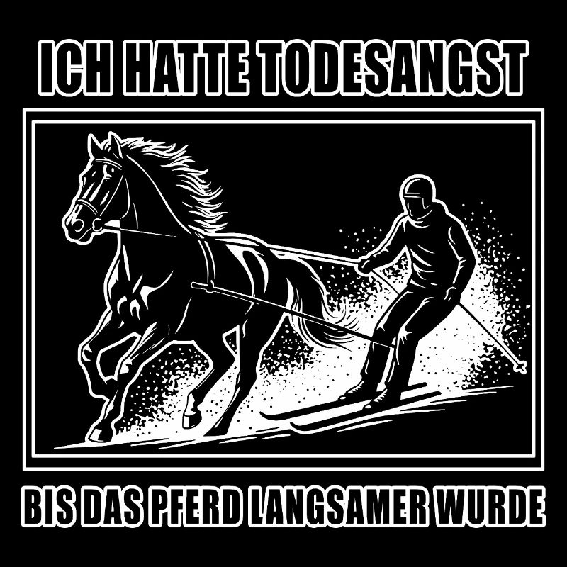Bis das Pferd langsamer wurde