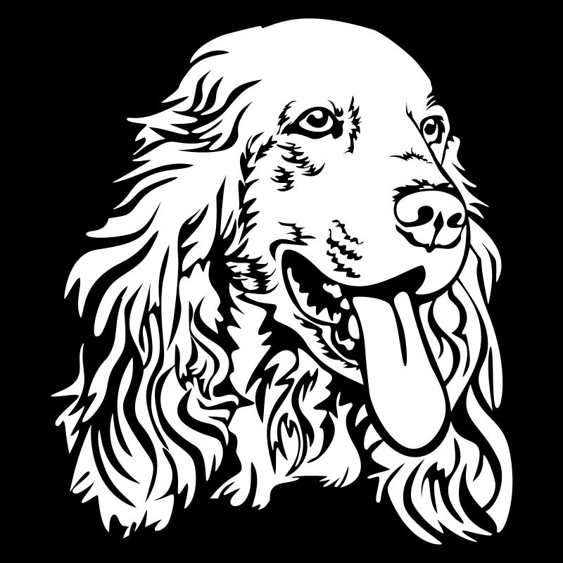 Cocker Spaniel Kopf "Black Edition"