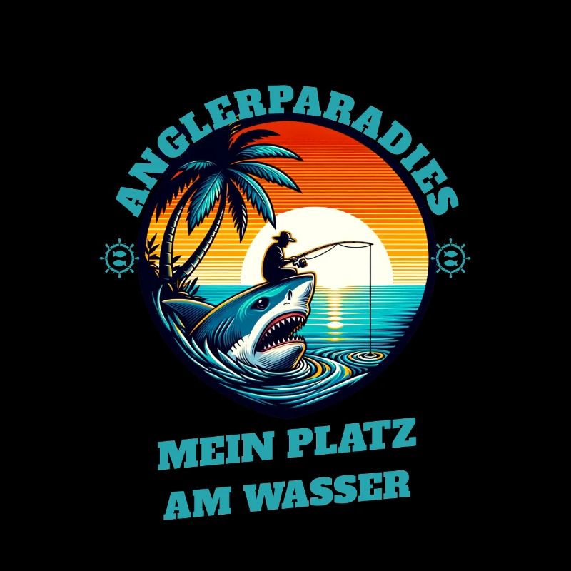 Paradis de la pêche coucher de soleil