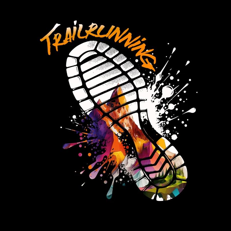 Course sur sentier. Sortez dans la nature.