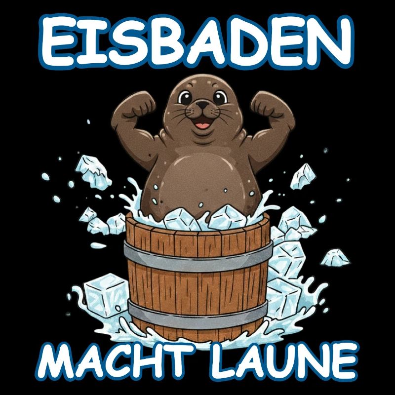 Eisbaden Seehund