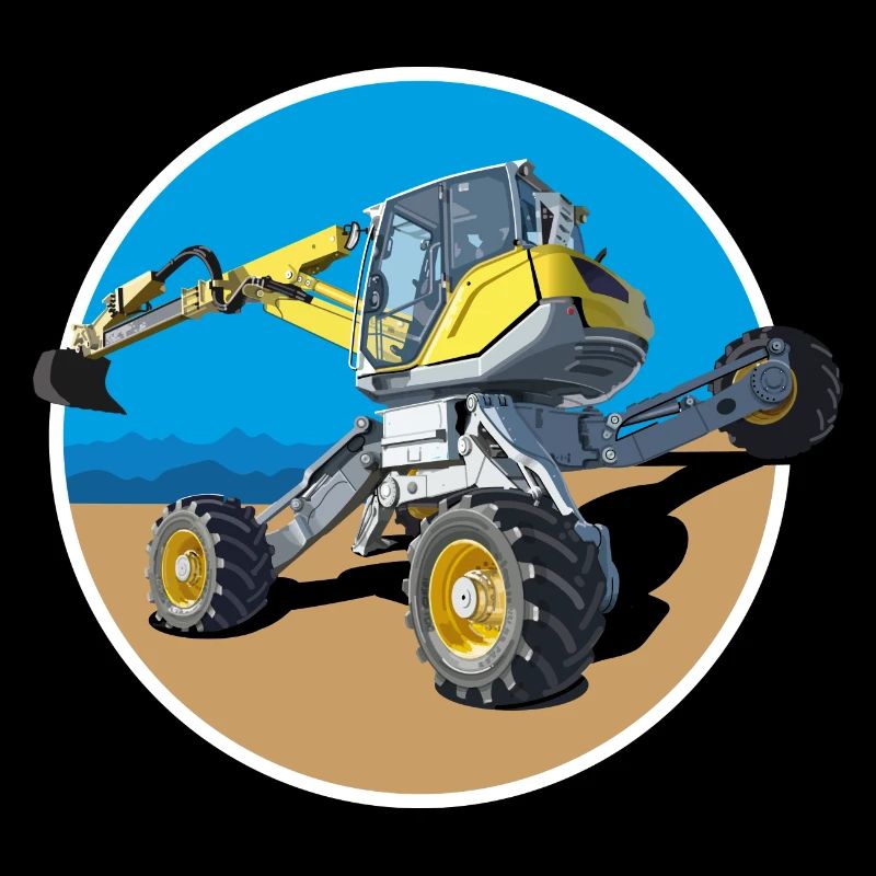 He digs where other excavators never get