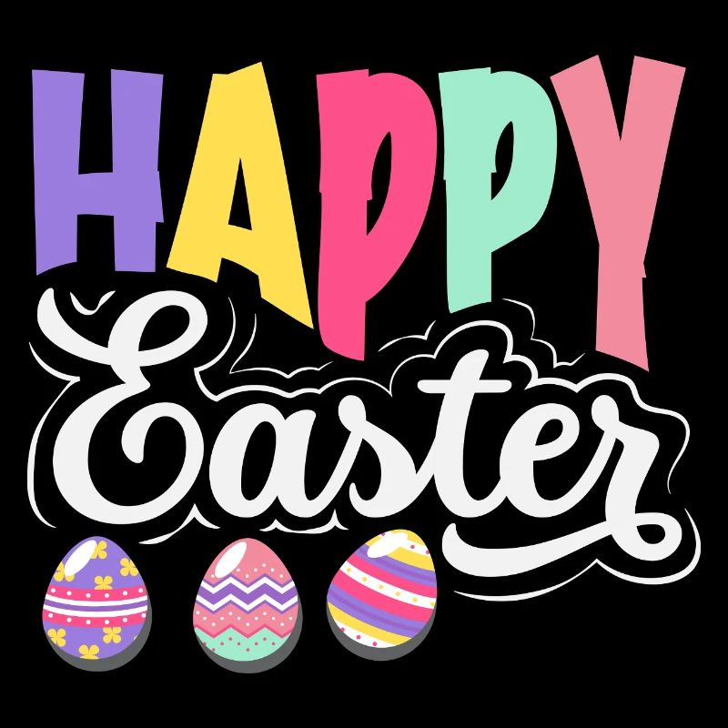 Happy Easter Sweet Easter Bunny Egg Hunt Easter Eggs