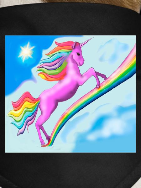 Einhorn und Regenbogen