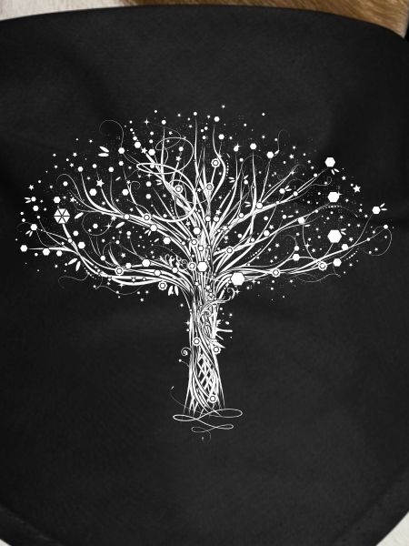 A white tree