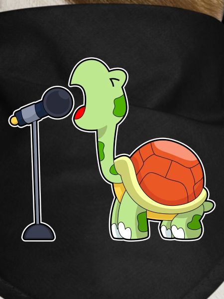 Turtle Singer Microphone Singing