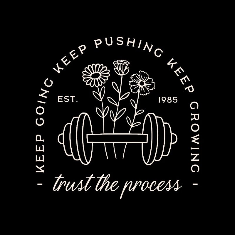 Gym trust the process keep going discipline quotes