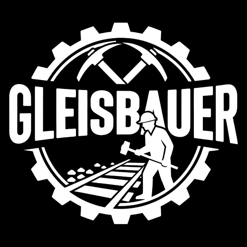 Gleisbauer Baustelle Eisenbahn
