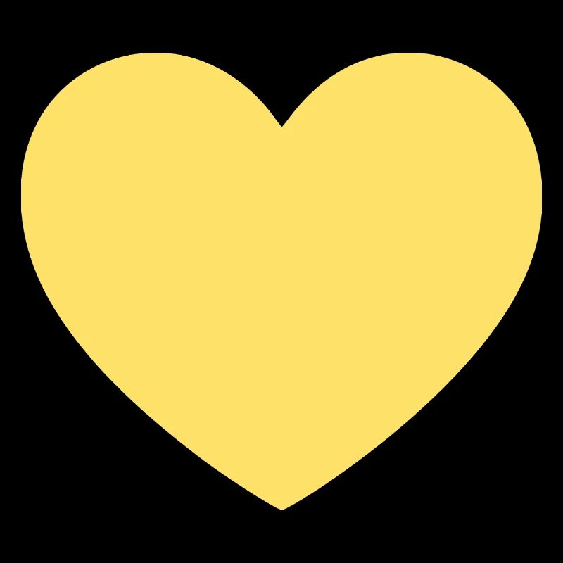 gelbes Herz gelb Geschenk Valentinstag