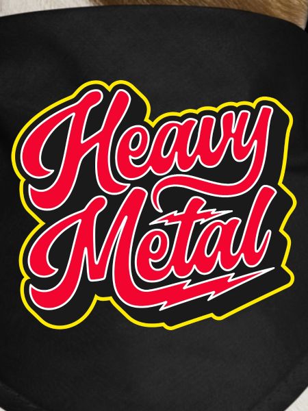 Heavy Metal Bold 3D Script