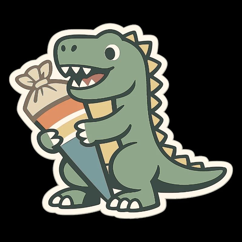 Dino Einschulung Personalisierbar Name Schule