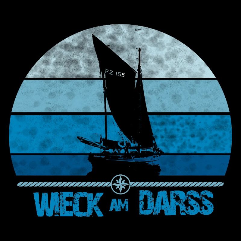 Wieck am Darss mit Zeesboot