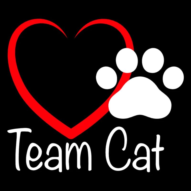 Team Cat mit Herzchen