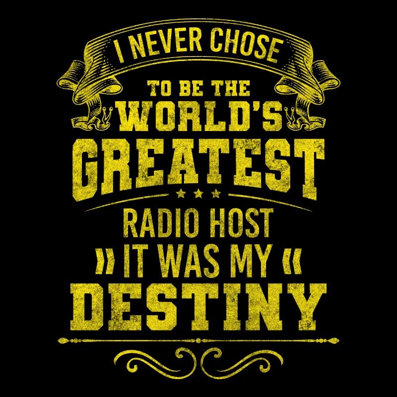 Moderator Radioshow Beruf Retro