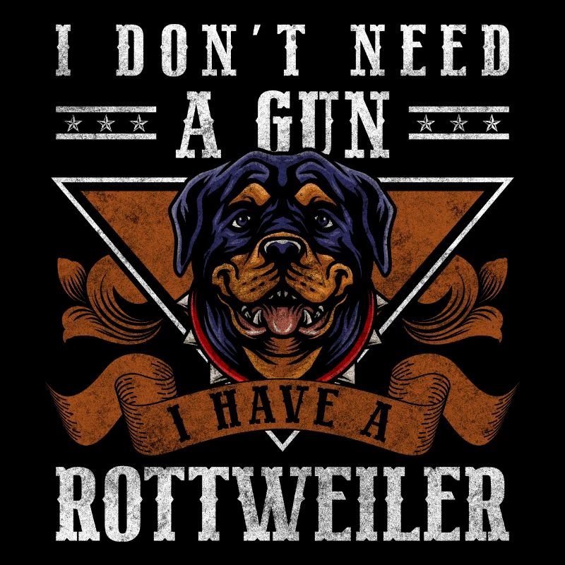 Rottweiler Chien d’assistance Propriétaire Courage