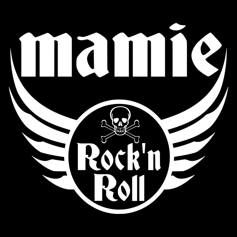 Granny Rock and Roll Skull Wings