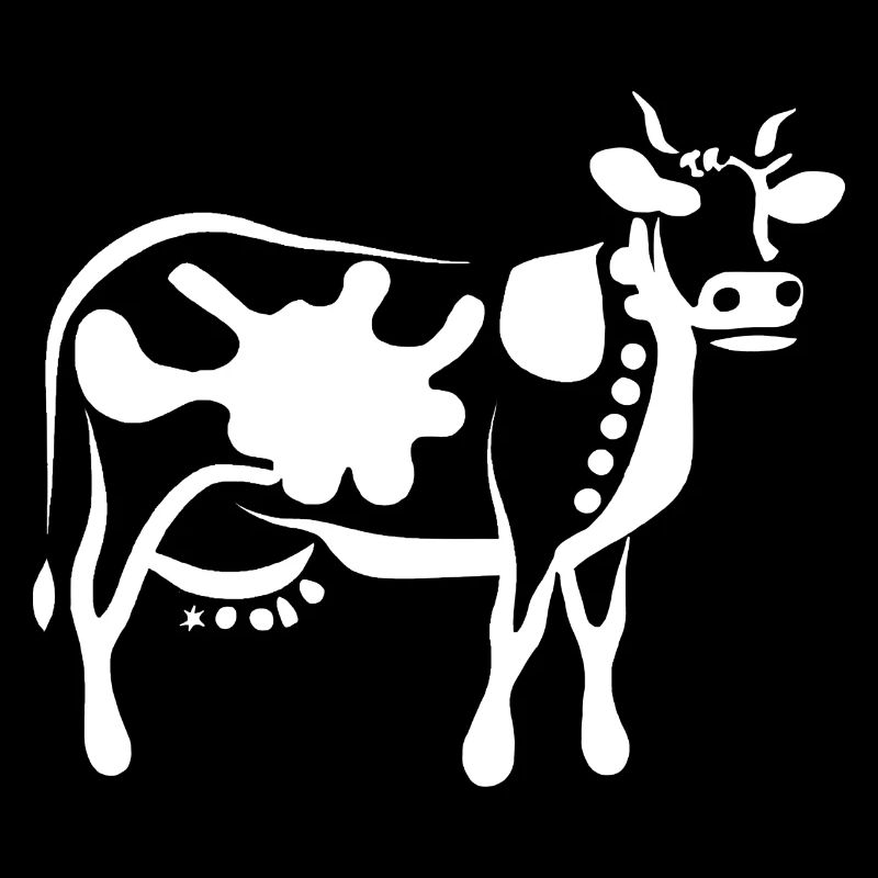 Cow Art Abstract