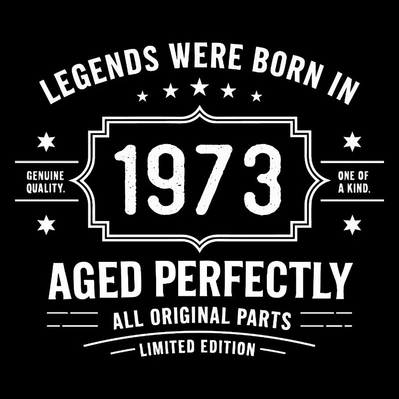 Original 1973 Vintage | Geburtstagsgeschenk 1973